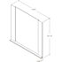 Inoxia Speedtiles Gamma 30" X 31" Ss Backsplash With Black Tempered Glass