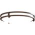 Juno 13" LED Saturn Round Ceiling Fixture, Switchable Color Temp, Antique Bronze
