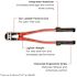 Crescent 24" High Leverage Compound Bolt Cutter With 7/16" Max Cut Capacity