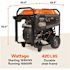 Generac 19300/15500-Watt Gas Portable Generator With Electric Start â€“gp15500e