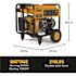 Generac Dewalt 10000/8000-Watt Electric Start Gas Powered Portable Generator