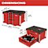 Milwaukee Packout Multi-Depth 3-Drawer Tool Box