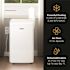 Whirlpool 14,000 BTU Ashrae 10,000 BTU Sacc Portable Air Conditioner