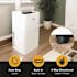 Whirlpool 14,000 BTU Ashrae 10,000 BTU Sacc Portable Air Conditioner