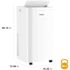 Whirlpool 12,000 BTU Ashrae 8,300 BTU Sacc Portable Air Conditioner