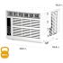 Whirlpool 6,000 BTU 115v Window-Mounted Air Conditioner With Remote Control