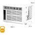 Whirlpool 8,000 BTU 115v Window-Mounted Air Conditioner With Remote Control