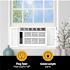 Whirlpool 8,000 BTU 115v Window-Mounted Air Conditioner With Remote Control