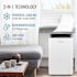 Keystone Keystone 14,000 BTU 12,000 BTU Doe Portable Inverter Air Conditioner And Remote