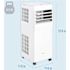 Keystone Keystone 8,500 BTU Ashrae/5,000 BTU Doe Portable Air Conditioner With Remote