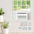 Keystone Keystone 10,000 BTU Window Mounted Inverter Air Conditioner With Remote Control