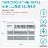 Arctic Wind Arctic Wind 10,000 BTU Through The Wall Air Conditioner And Supplemental Heat
