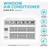 Arctic Wind Arctic Wind 8,000 BTU Window Air Conditioner With Remote Control
