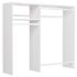 Easy Track 3'-5' W Basic Hanging Closet Kit White