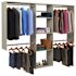 Easy Track 4'-8' W Deluxe Shelving Closet Kit Weathered Grey