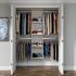 Easy Track 4'-8' W Deluxe Shelving Closet Kit Honey Blonde