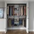 Easy Track 4'-8' W Deluxe Shelving Closet Kit Truffle