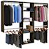 Easy Track 4'-8' W Deluxe Shelving Closet Kit Truffle