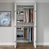 Easy Track 3'-5' W Deluxe Shelving Closet Kit White