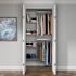 Easy Track 3'-5' W Deluxe Shelving Closet Kit Weathered Grey