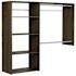 Easy Track 3'-5' W Deluxe Shelving Closet Kit Truffle