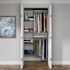 Easy Track 3'-5' W Deluxe Shelving Closet Kit Truffle