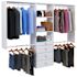 Easy Track 4'-8' W Premium Closet Kit + Drawers White
