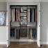 Easy Track 4'-8' W Premium Closet Kit + Drawers Truffle
