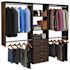 Easy Track 4'-8' W Premium Closet Kit + Drawers Truffle