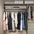 Easy Track Dual Tower 10-Foot Deluxe Closet Kit Weathered Grey