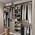 Easy Track Dual Tower 10-Foot Deluxe Closet Kit Weathered Grey