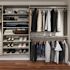 Easy Track Dual Tower 10-Foot Deluxe Closet Kit Weathered Grey