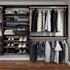 Easy Track Dual Tower 10-Foot Deluxe Closet Kit Truffle
