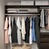 Easy Track Dual Tower 10-Foot Deluxe Closet Kit Truffle