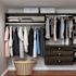 Easy Track Dual Tower 10-Foot Deluxe Closet Kit Truffle