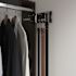 Easy Track Dual Tower 10-Foot Deluxe Closet Kit Truffle
