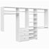 Easy Track Dual Tower 10-Foot Deluxe Closet Kit White