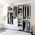 Easy Track Dual Tower 10-Foot Deluxe Closet Kit White