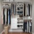 Easy Track Dual Tower 10-Foot Deluxe Closet Kit White