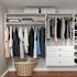 Easy Track Dual Tower 10-Foot Deluxe Closet Kit White