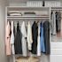 Easy Track Dual Tower 10-Foot Deluxe Closet Kit White