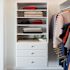 Easy Track 8-Foot X 4-Foot U-Shape Walk-In Closet White