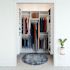 Easy Track 8-Foot X 4-Foot U-Shape Walk-In Closet White