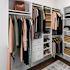 Easy Track 10-Foot X 7-Foot L-Shape Walk-In Closet White