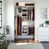 Easy Track 8-Foot Perfect Fit Reach-In Closet White
