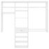 Easy Track 7-Foot Perfect Fit Reach-In Closet White