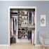 Easy Track Shoe Storage Closet Kit Weathered Grey