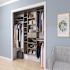 Easy Track Shoe Storage Closet Kit Weathered Grey