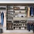 Easy Track Shoe Storage Closet Kit Weathered Grey