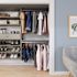 Easy Track Shoe Storage Closet Kit Weathered Grey